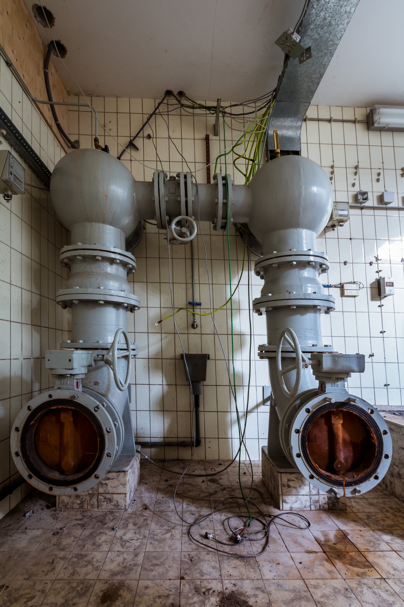 Technische installatie in de voormalige Opjager